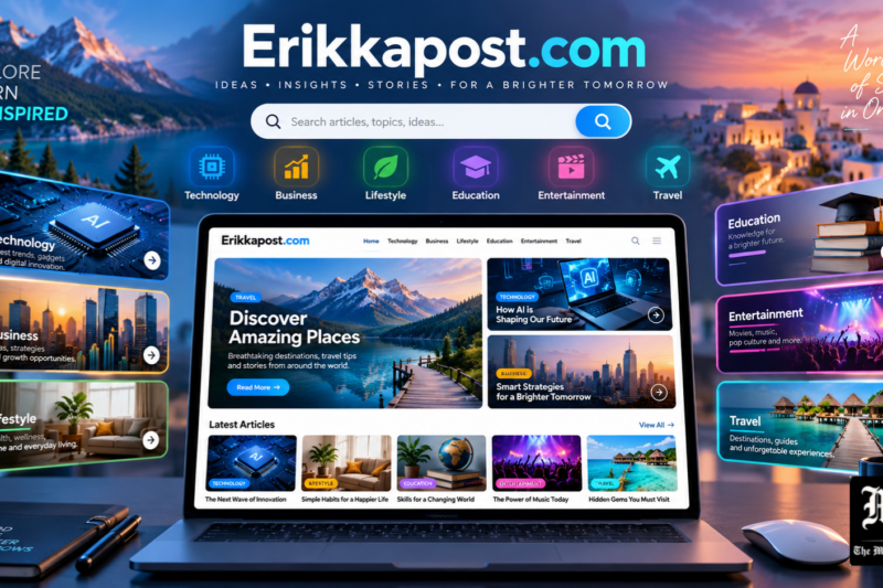 Erikkapost com: Complete Guide to Technology, Travel, Education and Online Content