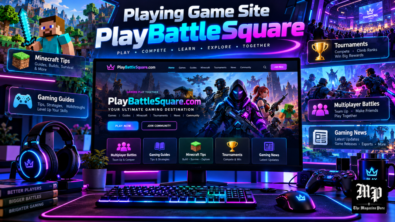 Playing Game Site PlayBattleSquare