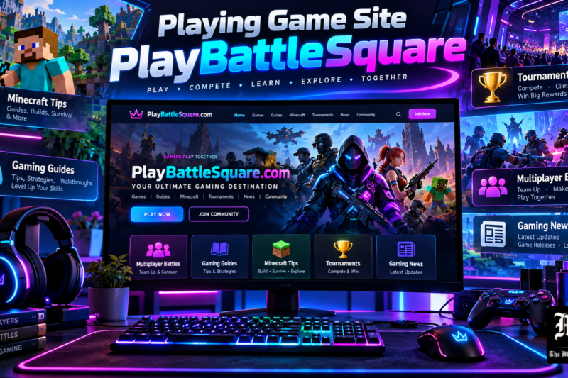 Playing Game Site PlayBattleSquare: Complete Guide to Gaming, Minecraft, Strategies, and Community