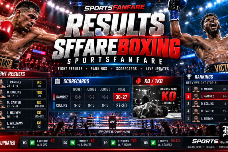 Results SFFareBoxing SportsFanFare: Complete Guide to Boxing Results, Live Scores, Fight Schedules and Rankings